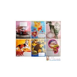 Тетрадь 18л кл.л Полноцвет 20 шт,