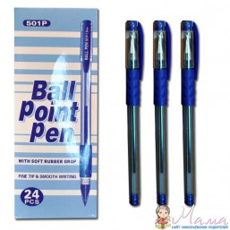 Ручка Ball-Pen 501-A с.ч.к.ф.з. 24шт