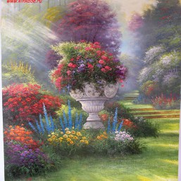 Копия картины Томаса Кинкейда Сад Надежд