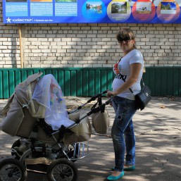 Коляска для двойни