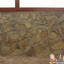 Кладка песчаника (дикий камень)