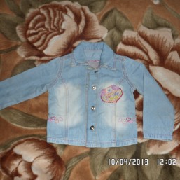 джинс.курточка на девочку