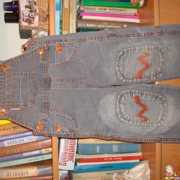 Джинсовый комбезик