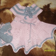 Вязанное платье