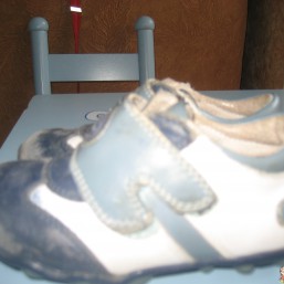 Кроссовки р. 22 (кожаные) Фламинго