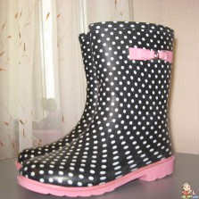 "Гламурные" резиновые сапожки р. 32