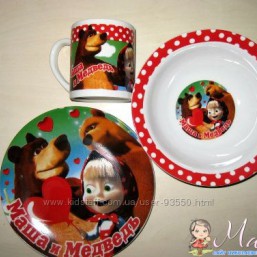Детские  фарфоровые наборы   посуды