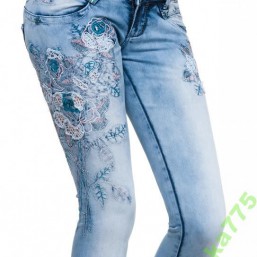 НОВИНКА 2013!СУПЕРОВЫЕ ДЖИНСЫ (ВЫШИВКА) 26р