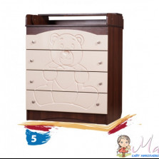 Пеленальный комод "Мишка"