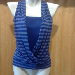 Полосатый топ, размер 48-50