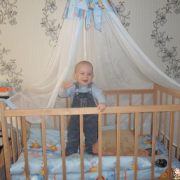 Кроватка с балдахином!