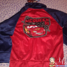 Спортивный костюм тачки.Вид кофты с обеих сторон