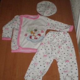 Комплект для новорожденных от 0-3 мес ТУРЦИЯ 