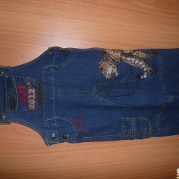 Продается новый джинсовый комбез на мальчика 