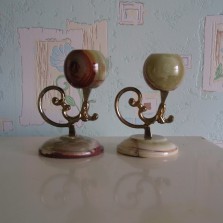 подсвечники из оникса