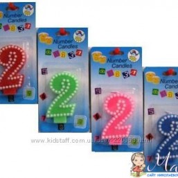 свечи-цифры