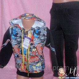 костюмы  3хнитка футер, 92-128 рост