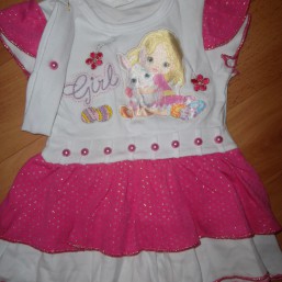 новое платье на девочку 3-5мес