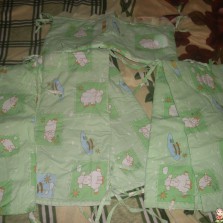 Балдахин - защита - одеяло с пододеяльником - подушка с наволочкой - держатель балдахина