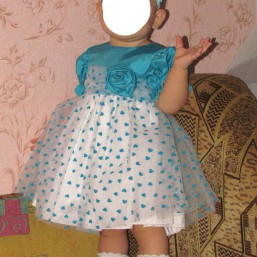 Шикарное платьице на 1-2 года