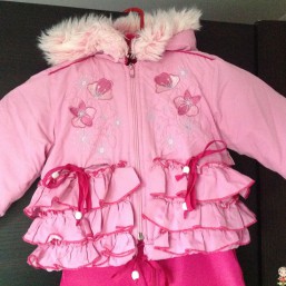 Зимняя куртка с комбинезоном р 80 