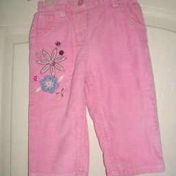 Джинсы на принцессу 6 - 9 мес