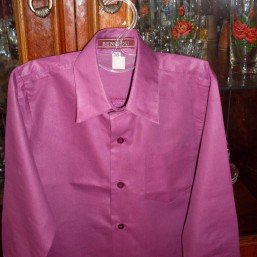 Рубашка (сорочка) лиловая для мальчика