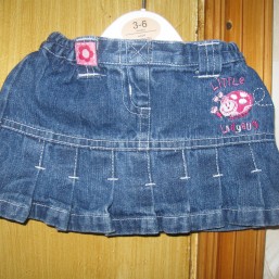 модная джинсовая юбочка