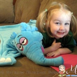 Детский плед-полотенце CuddleUppets в ассортименте