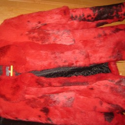 кроликовый полушубок.