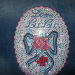 пиджак джинцевый в стразах.