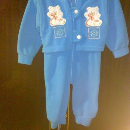 Детский флисовый комбинезон