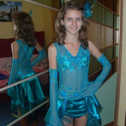 Платье ЛАТИНА (для бальных танцев и фигурного катания)