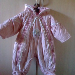 Комбинезон-конверт зимний ТМ Pilguni размер 74 цвет розовый перламутр