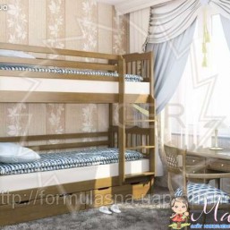 Двухъярусная кровать   Ева
