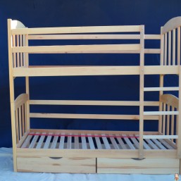 Двухъярусная кровать Соня из бука!!! с ящиками