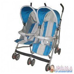 Коляска-трость для двойни Geoby