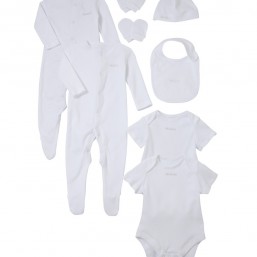 Набор 8 едениц 21,9 грн/шт (2боди+2чел+слюнявчик+шапочка+2царапок)