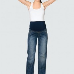 Джинсы для беременных свободные