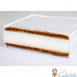 Матрац для кроватки Twins кокос+поролон+кокос 120*60