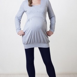 Лосины  для беременных темно-синие