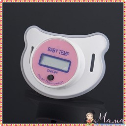 Детская соска термометр