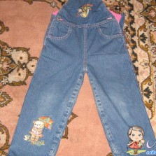 Джинсовый комбинезон