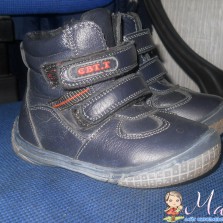 демисезонные кожаные сапожки