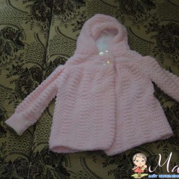 Кофта-пальто вязанная на 1,5-2,5г 
