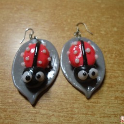 Серьги из полимерной глины