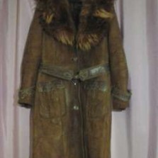 Дубленка теплая, длинная, красивейшая