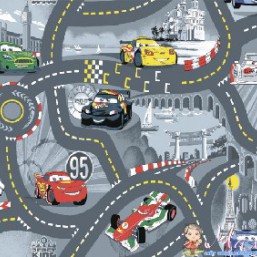 Детский ковролин тачки Races 2