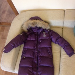 Пуховик для девочки 10 лет