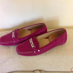 Туфли замшевые Geox, 37 р. (на узкую ножку)